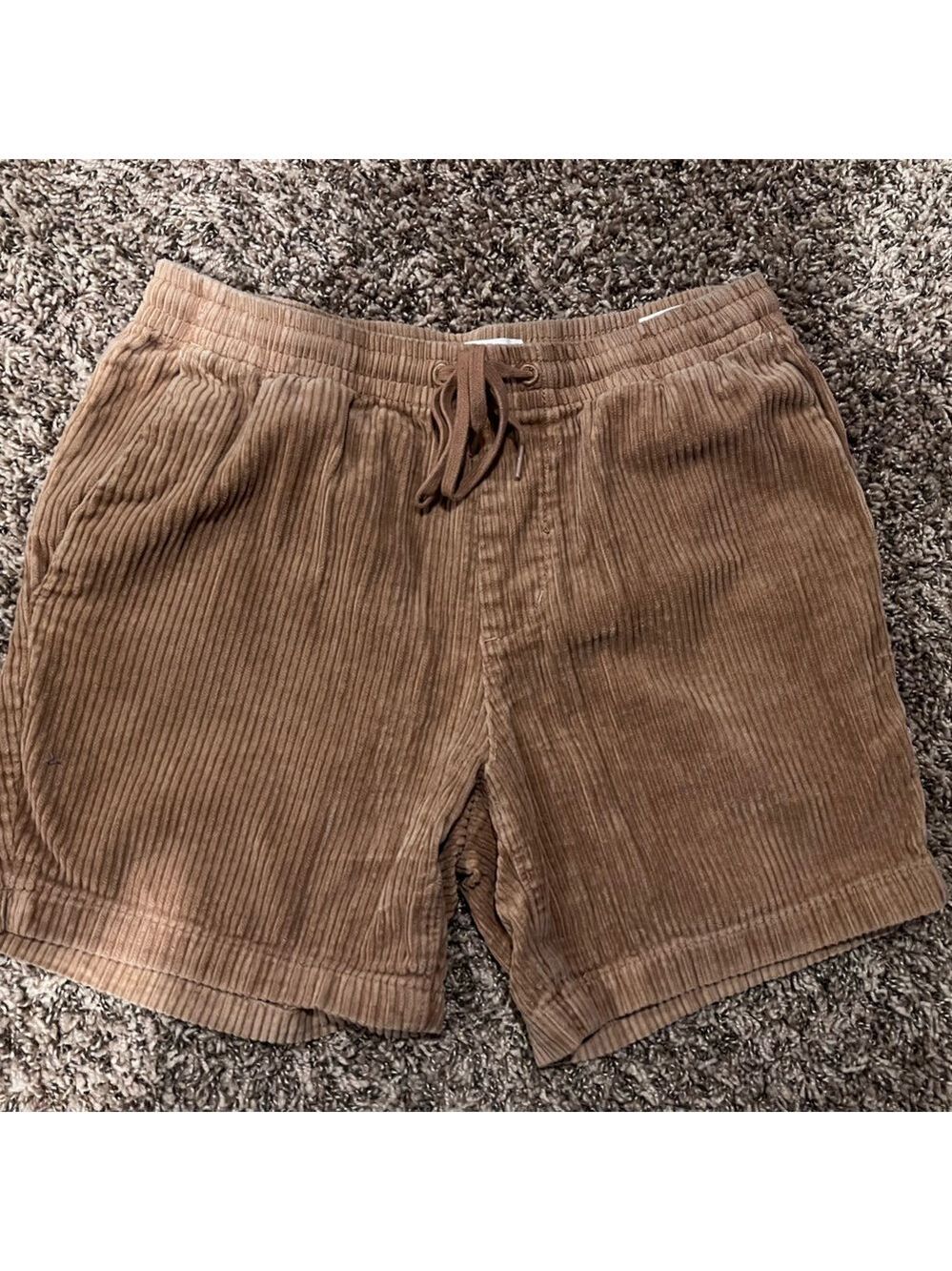 PacSun Tan Corduroy Shorts